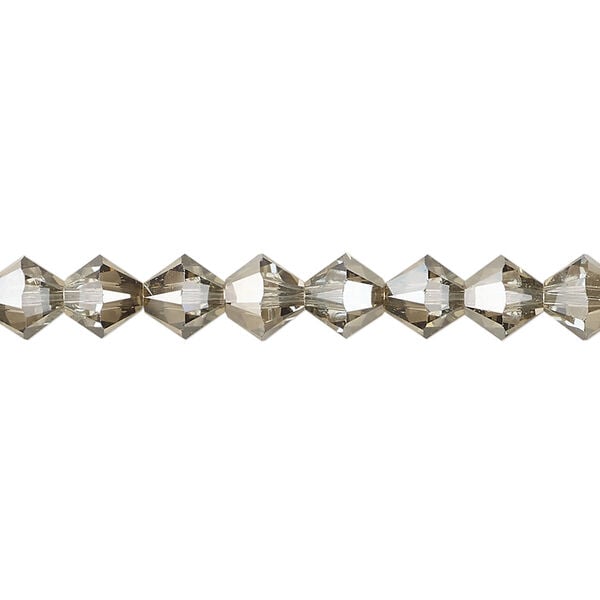 Bead 1pkg24 crystal bronze, Crystal Passions&reg; 6mm bicone 5328 image number 0