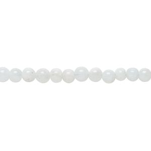 Aquamarine 1pkg1, hand-cut round bead 7.5 inch graduated 3-6mm