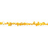 Mother-of-pearl shell 1pkg1, top-drilled chip bead, 30 inch orange-yellow small to extra-large image number 1
