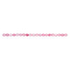 Mother-of-pearl shell 1pkg1, flat oval bead 15 inch hot pink 12x10mm-13x11mm image number 1