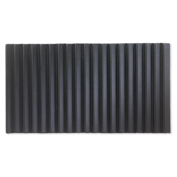 Display insert, bracelet, leatherette, black, 14-1/4 x 7-1/2 x 7/16 inches with 18 rows. Sold individually. image number 0