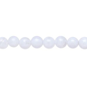 Blue lace agate 1pkg1, round bead natural 15.5-16 inch 6mm