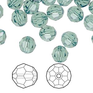 Bead 144pk erinite, Crystal Passions® 8mm round 5000