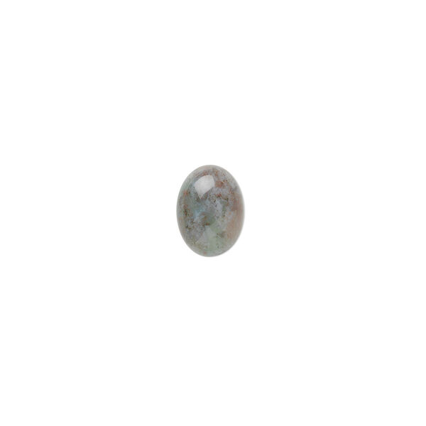 Cabochon, fancy jasper (natural), 8x6mm calibrated oval, B grade, Mohs hardness 6-1/2 to 7. Sold per pkg of 10. image number 0