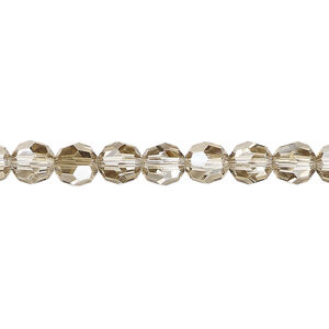 Bead 1pkg360 crystal bronze, Swarovski&reg;, 6mm round faceted 5000