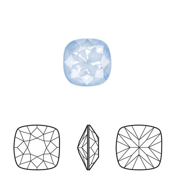 Fancy stone 1pk crystal sky ignite, Crystal Passions® 12mm cushion 4470 image number 0