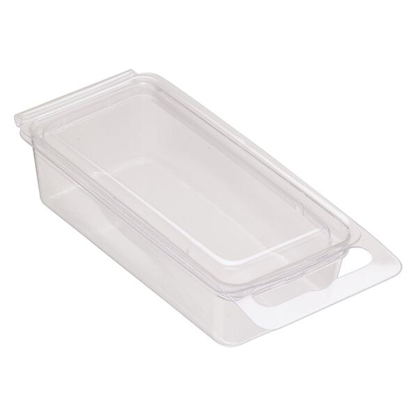 Box, plastic, clear, 4-1/4 x 1-3/4 x 1-inch clamshell blister. Sold per pkg of 20. image number 1