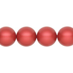 Pearl 100pk rouge, Swarovski® 12mm round 5810