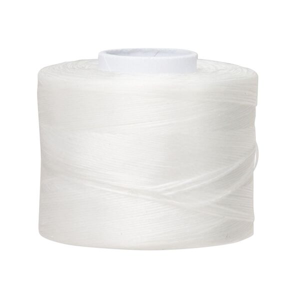 Thread, Nymo®, nylon, white, size B. Sold per 300-yard spool. image number 0