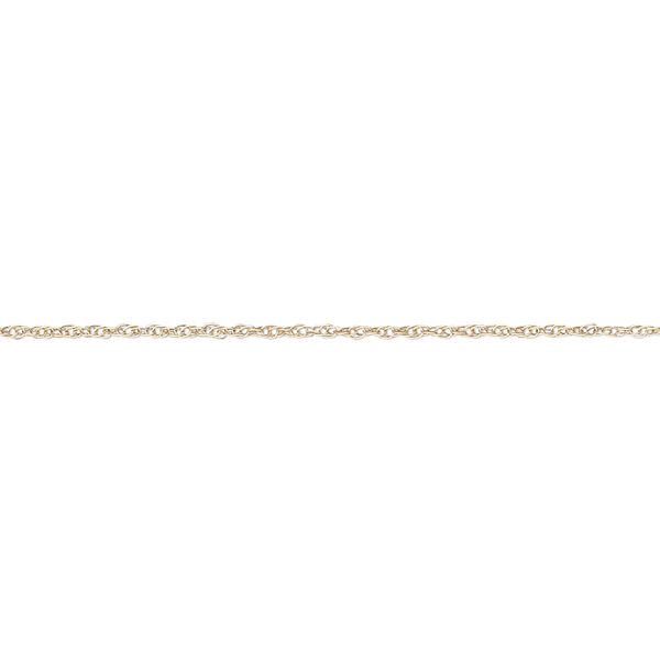 Chain, Gossamer™, 14Kt gold, 0.5mm triple rope. Sold per pkg of 5 feet. image number 0