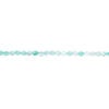 Mother-of-pearl shell 1pkg1, flat oval bead 15 inch teal blue 10x8mm image number 1