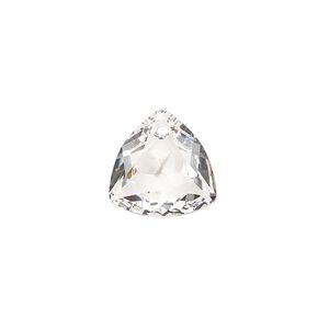 Drop 24pk crystal, Swarovski® 14.5mm pendant trilliant cut 6434