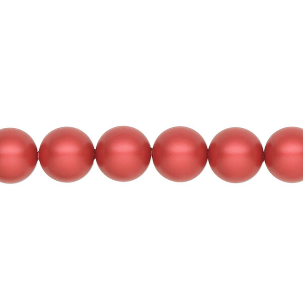 Pearl 250pk rouge, Swarovski® 8mm round 5810 image number 0