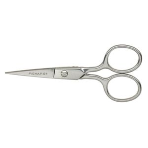 Scissors, FISKARS®, forged stainless steel, 4 x 1-3/4 inches. Sold individually.