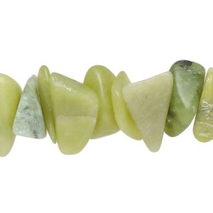 Olive new "jade" 1pkg1, chip bead natural 15.5-16 inch extra-large