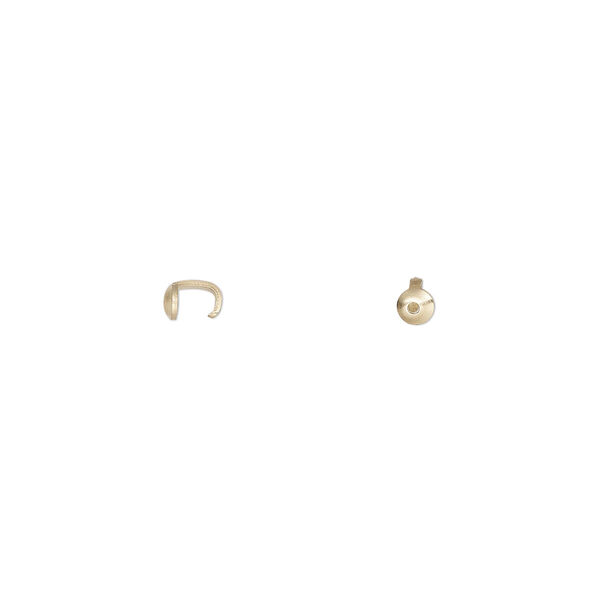 Bead tip, 14Kt gold, 3.5x3mm with 0.029-inch hole. Sold individually. image number 0
