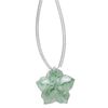Green aventurine 1pkg1, hand-cut top-drilled 2-sided carved flower bead natural 16x16mm image number 0