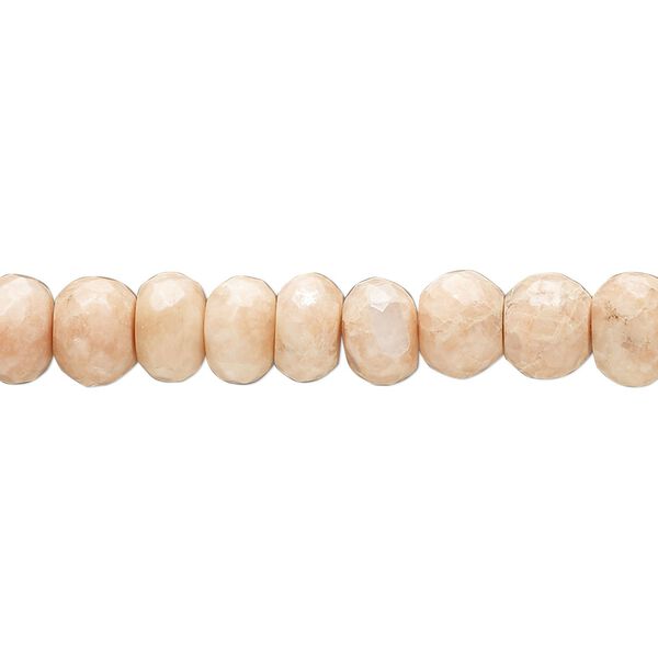 Rose jasper 1pkg1, hand-cut faceted rondelle bead natural 14 inch 7x4mm-8x7mm image number 0