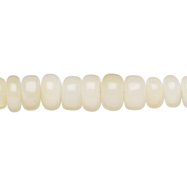 Ethiopian opal 1pkg1, hand-cut rondelle bead natural 15.5-16 inch graduated 3x1mm-8x5mm image number 0