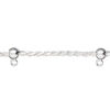 Sterling silver 1pkg1, French rope chain 18 inch / ball / closed loop 2mm / 5mm image number 1