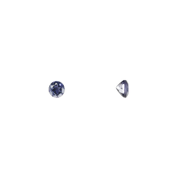 Gem, iolite (natural), 4mm faceted round, A grade, Mohs hardness 7 to 7-1/2. Sold per pkg of 2. image number 0