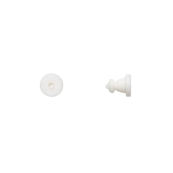 Earnut 1pkg1000, 6x5mm, rubber 500 pair image number 0