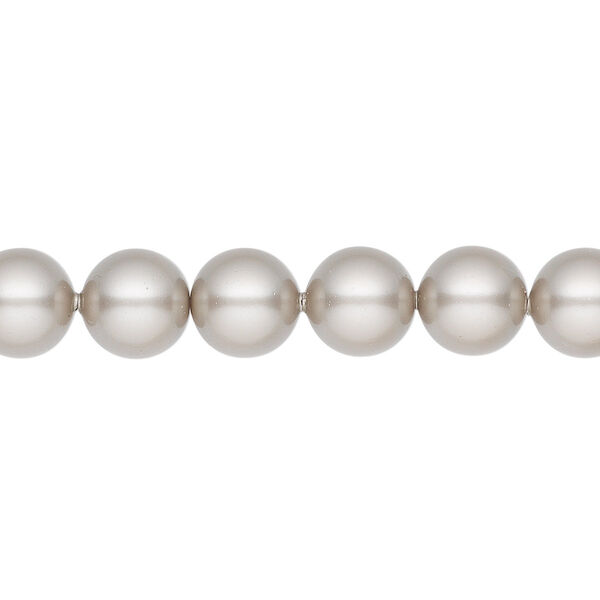 Pearl 50pk platinum, Crystal Passions® 8mm round 5810 image number 0