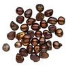 Freshwater pearl 1pkg2oz, mixed shapes, copper 9-15mm cultured image number 1