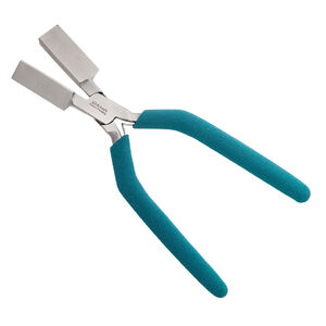 Pliers, Wubbers&reg; Designer Mandrel, pkg/1, large triangular mandrel, steel and rubber, 6.75 inches.