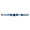 Agate 1pkg1, faceted nugget bead B grade, 18 inch graduated medium to large image number 1