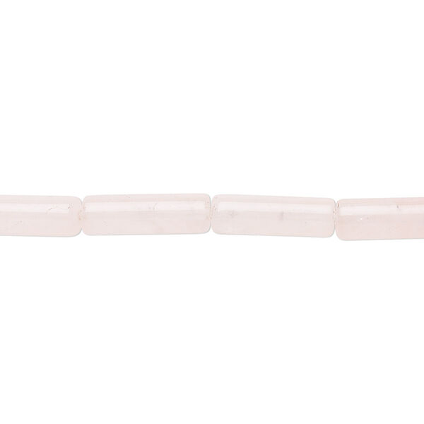 Rose quartz 1pkg1, tube bead natural B grade, 15.5-16 inch 13x4mm image number 0