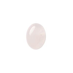 Rose quartz 1pkg6, calibrated oval cab natural 16x12mm