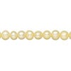 Freshwater pearl 1pkg1, semi-round, 15 inch jonquil 6-7mm cultured image number 0