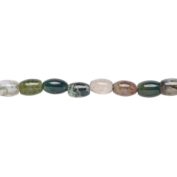Fancy jasper 1pkg1, oval bead natural B grade, 15.5-16 inch 6x4mm image number 0