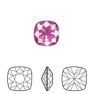 Fancy stone 1pk crystal orchid ignite LacquerPRO, Crystal Passions® 12mm cushion 4470