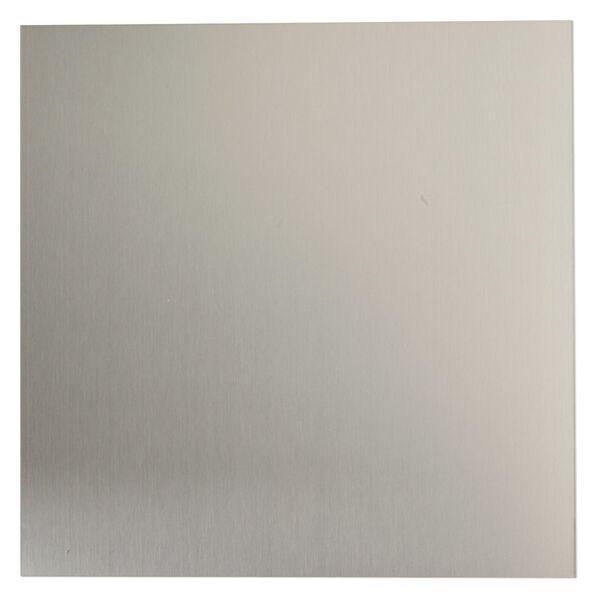 Sheet, copper / zinc / nickel, nickel silver, half-hard, 6x6-inch square, 30 gauge. Sold individually. image number 0