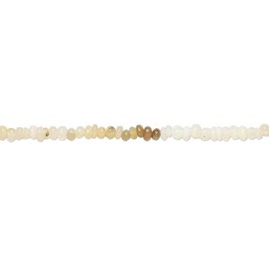 Ethiopian opal 1pkg1, hand-cut rondelle bead natural 15.5-16 inch 2x1mm-3x2mm