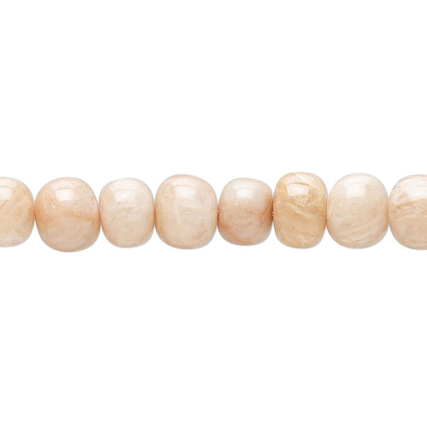Rose jasper 1pkg1, hand-cut rondelle bead natural B- grade, 14 inch 7x5mm-8x6mm image number 0
