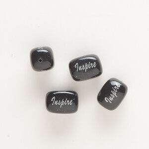 Mountain "jade" 1pkg4, double-sided "Inspire" rectangle bead 17x12mm-19x14mm