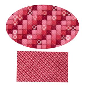 Adhesive sheet, My Style Deco Art™, peel-off, resin and glue, pink ombre, 8 x 4-3/4 inch rectangle, 1.8mm thick. Sold individually.