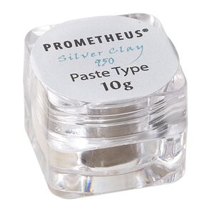 Prometheus® silver clay paste, low fire and short time. Sold per 10-gram pkg.