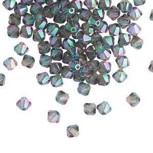 Bead 144pk crystal paradise shine 2X, Crystal Passions® 4mm bicone 5328