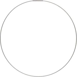 Neckwire, nylon-coated stainless steel, clear, 1mm cable, 16 inches with 1.9mm slide lock clasp. Sold individually.