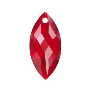 Focal 1pk transparent red, Celestial Crystal® 32x15mm marquise