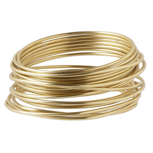 Wire, Wrapit®, jeweler's bronze, dead-soft, round, 12 gauge. Sold per 0.25-pound spool, approximately 13 feet. image number 0