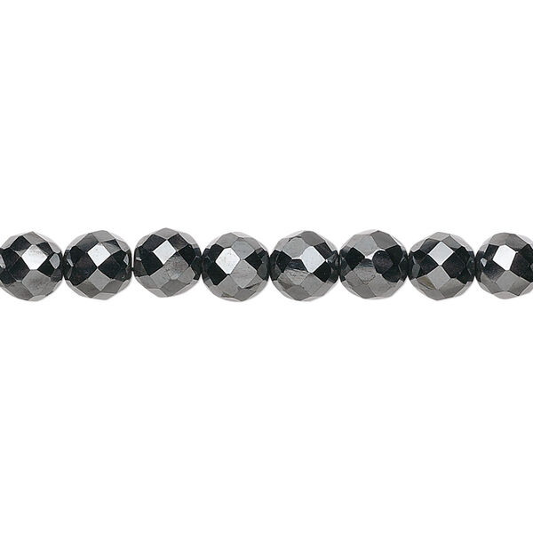 Hemalyke™ 1pkg1, faceted round bead 15.5-16 inch 6mm image number 0