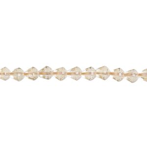 Citrine 1pkg1, hand-cut faceted teardrop bead 15 inch 4x3mm-5x4mm