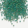 Seed bead, Dyna-Mites&trade;, glass, 1pkg1/2kg, #11 round, opaque rainbow pine green (774R 11/0 RR) image number 0