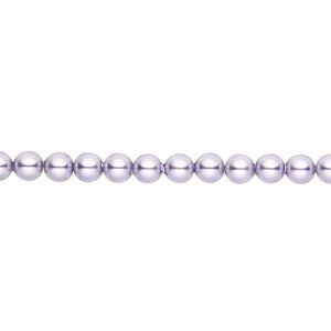 Pearl 100pk lavender, Crystal Passions® 4mm round 5810