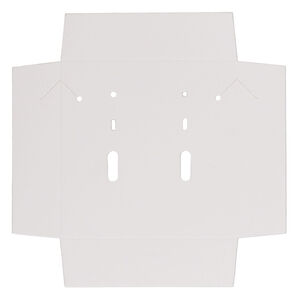 Insert, paper, white, 3-inch square. Sold per pkg of 10.